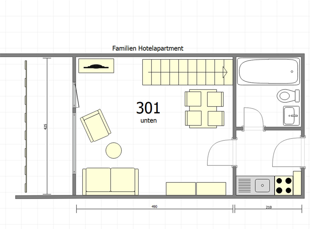 Family Apartment 301 9