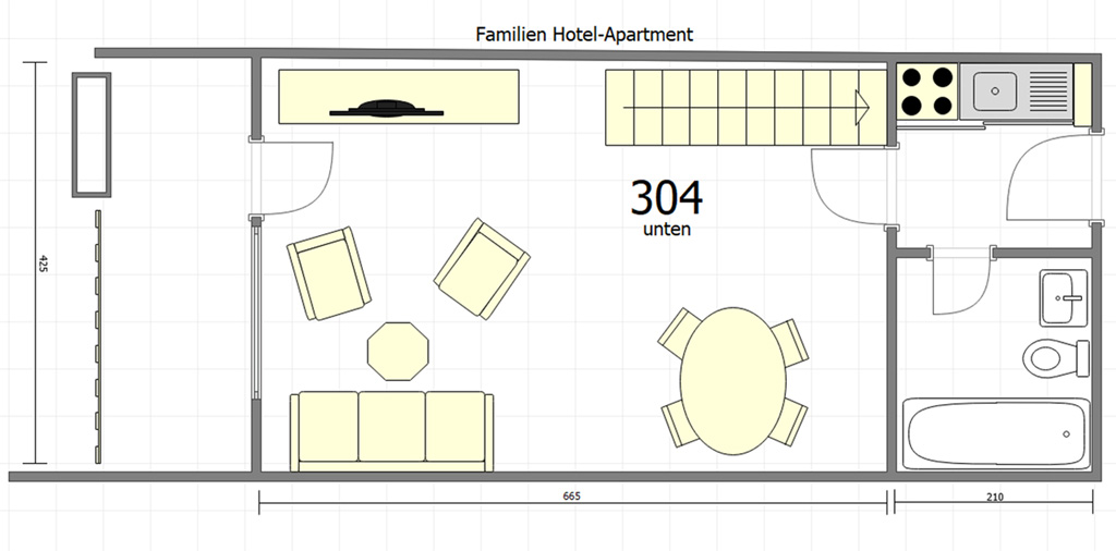 Family apartment 304 7